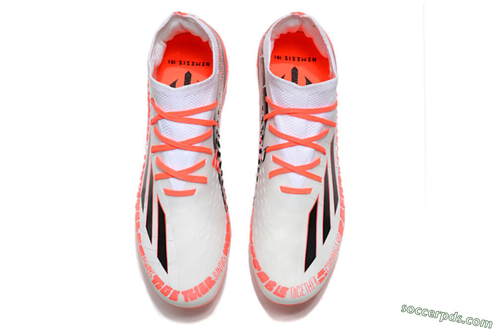 Adidas X Speedportal.1 FG Low-Tops Football Boots - White/Orange 4