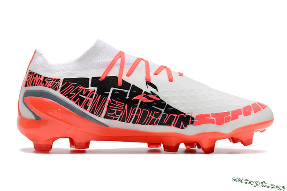 Adidas X Speedportal.1 FG Low-Tops Football Boots - White/Orange 7