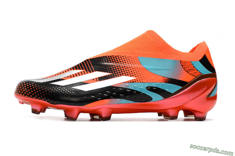 Adidas X Speedportal+ FG Low-Tops Football Boots - Orange/Black 2