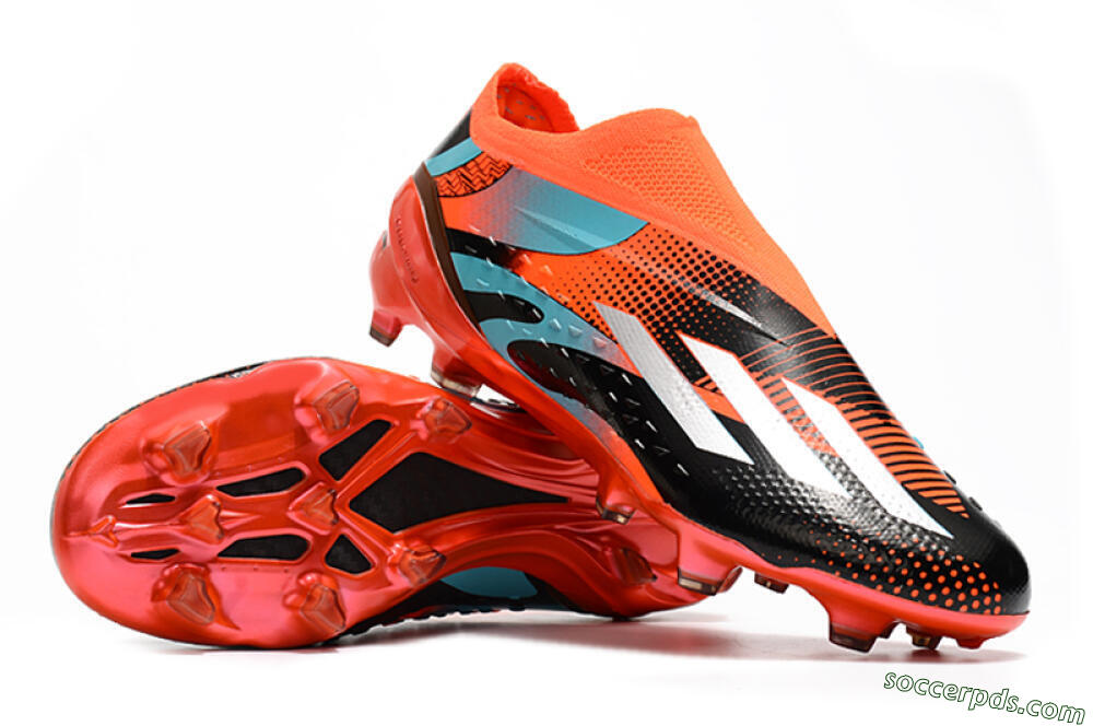 Adidas X Speedportal+ FG Low-Tops Football Boots - Orange/Black 3