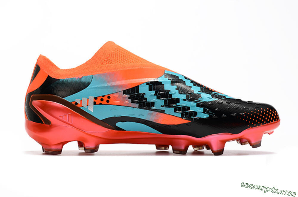 Adidas X Speedportal+ FG Low-Tops Football Boots - Orange/Black 7