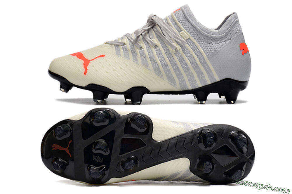 Puma Future Z 1.3 Instinct FG Low-Tops Football Boots - Grey/White 0
