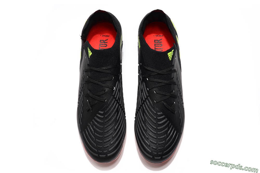 Adidas Predator Edge Geometric.1 Low FG Low-Tops Football Boots - Black/Yellow/Red 5