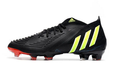 Adidas Predator Edge Geometric.1 FG Low-Tops Football Boots - Black/Yellow/Red