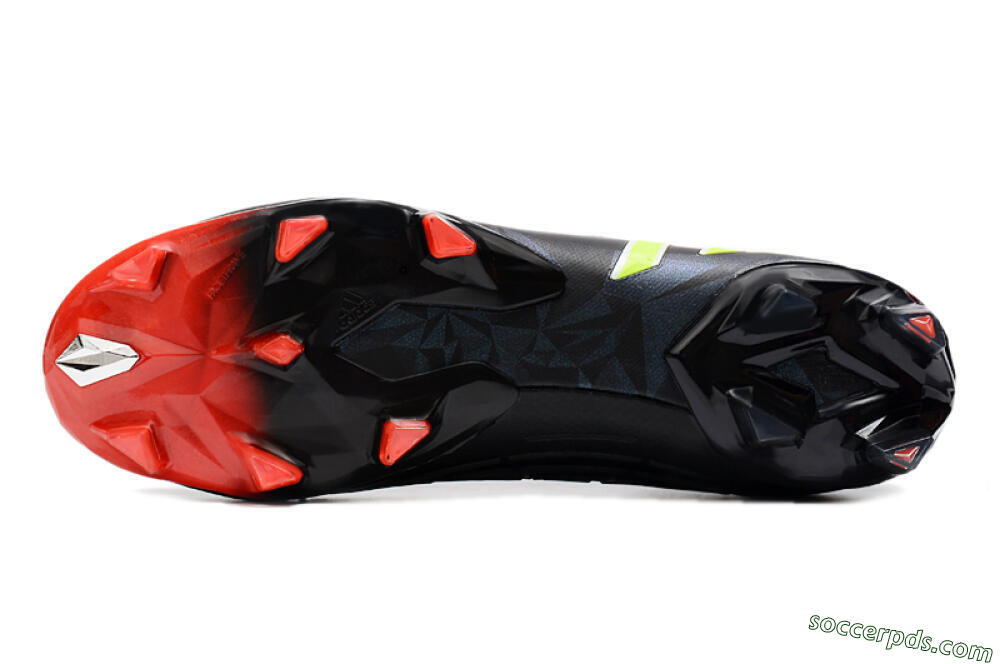 Adidas Predator Edge Geometric.1 FG Low-Tops Football Boots - Black/Yellow/Red 6
