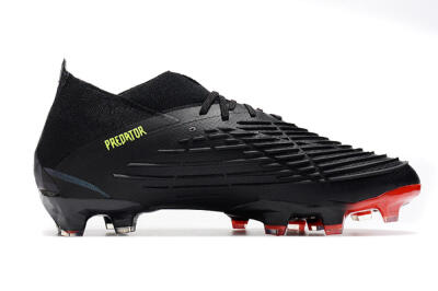 Adidas Predator Edge Geometric.1 FG Low-Tops Football Boots - Black/Yellow/Red