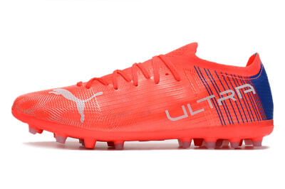 Puma Ultra 1.4 MG Low-Tops Football Boots - Red/Blue
