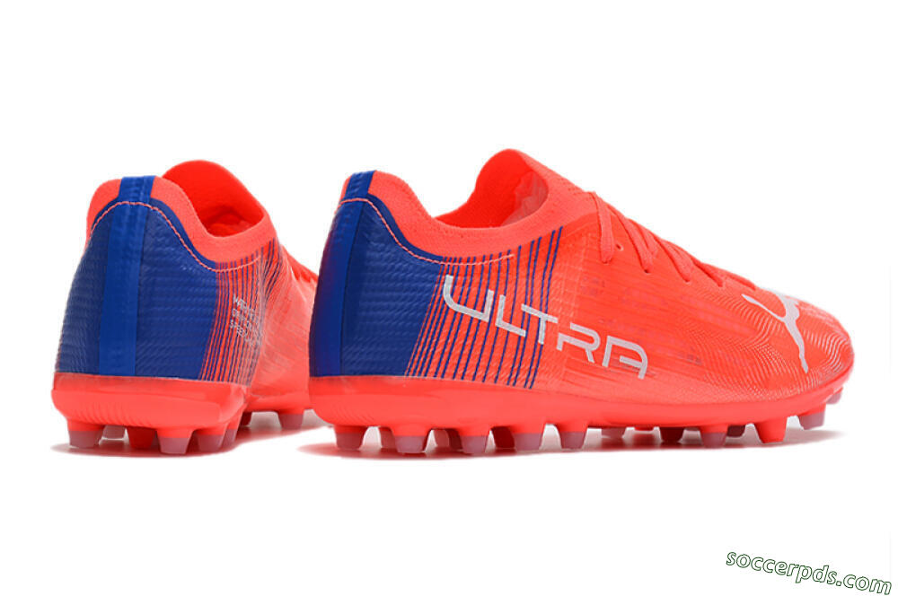 Puma Ultra 1.4 MG Low-Tops Football Boots - Red/Blue 6