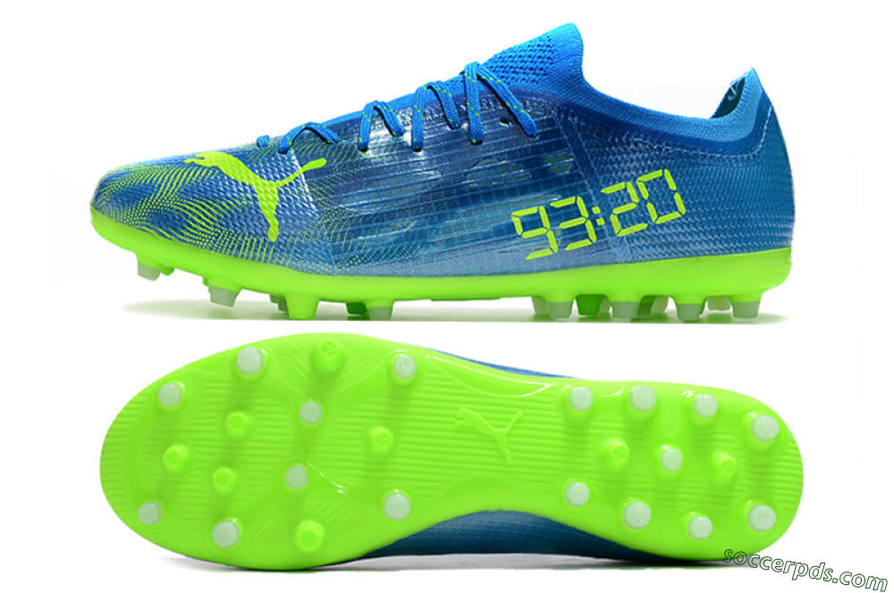 Puma Ultra 1.4 MG Low-Tops Football Boots - Blue/Yellow 0