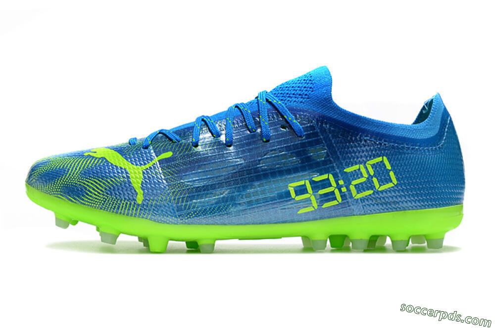 Puma Ultra 1.4 MG Low-Tops Football Boots - Blue/Yellow 2