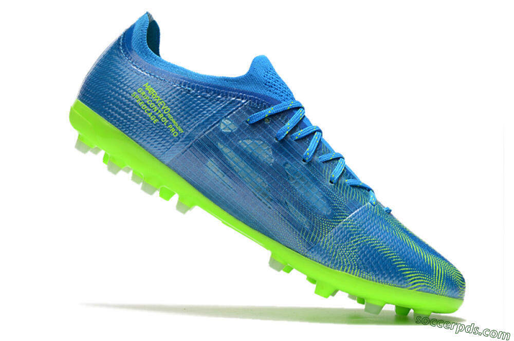 Puma Ultra 1.4 MG Low-Tops Football Boots - Blue/Yellow 4