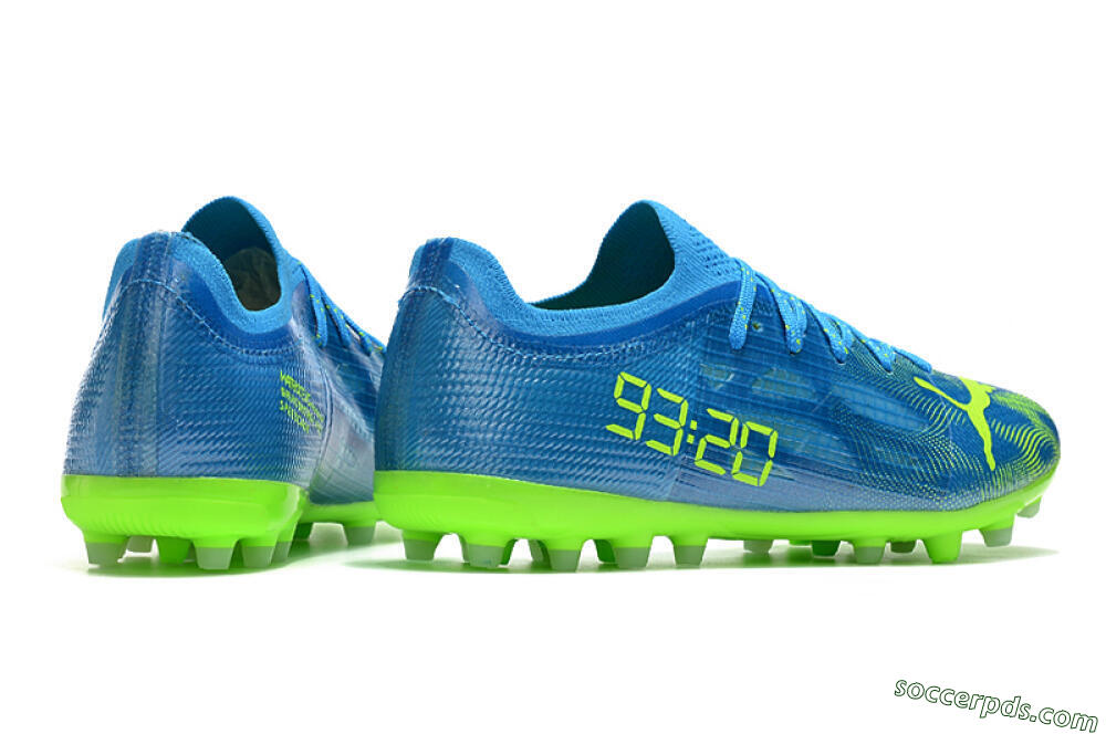Puma Ultra 1.4 MG Low-Tops Football Boots - Blue/Yellow 6