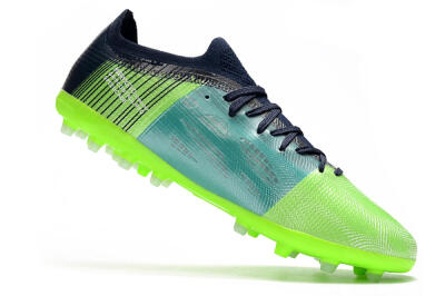 Puma Ultra 1.4 MG Low-Tops Football Boots - Green/Black/Blue
