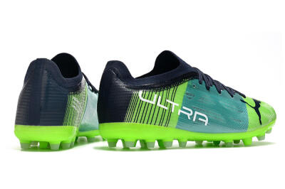Puma Ultra 1.4 MG Low-Tops Football Boots - Green/Black/Blue