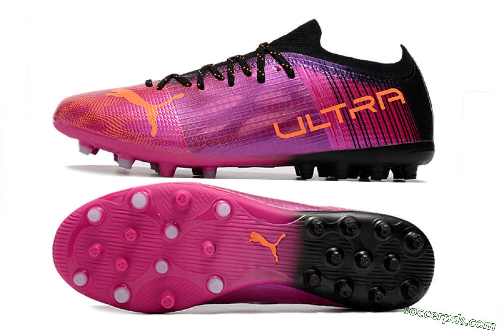 Puma Ultra 1.4 MG Low-Tops Football Boots - Red/Black 0