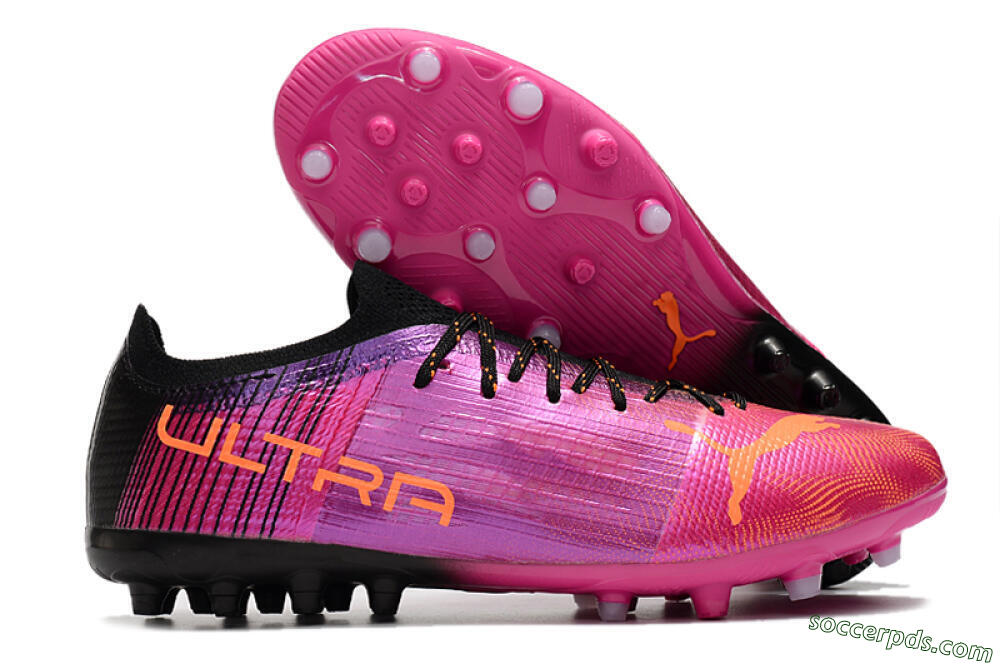 Puma Ultra 1.4 MG Low-Tops Football Boots - Red/Black 1