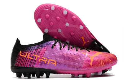 Puma Ultra 1.4 MG Low-Tops Football Boots - Red/Black