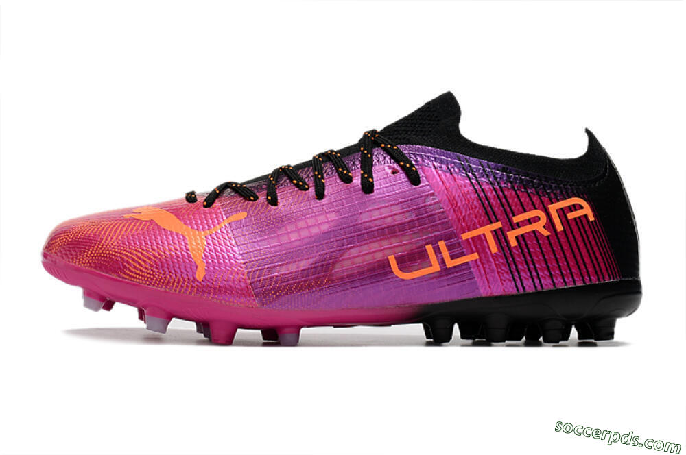 Puma Ultra 1.4 MG Low-Tops Football Boots - Red/Black 2