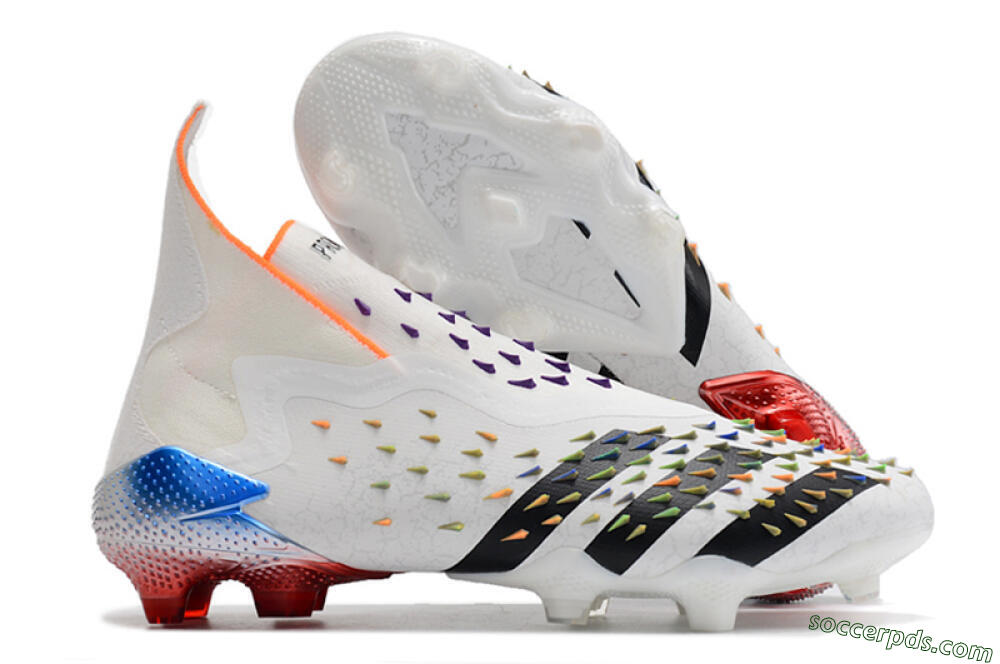 Adidas Predator Freak + FG High-Tops Football Boots - White/Black 1
