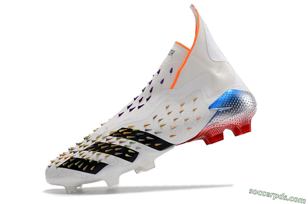Adidas Predator Freak + FG High-Tops Football Boots - White/Black 5
