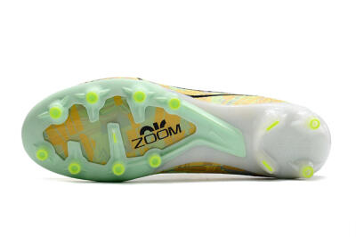 Nike Air Zoom Mercurial Vapor 15 Elite AG Low-Tops Football Boots - White/Green/Orange