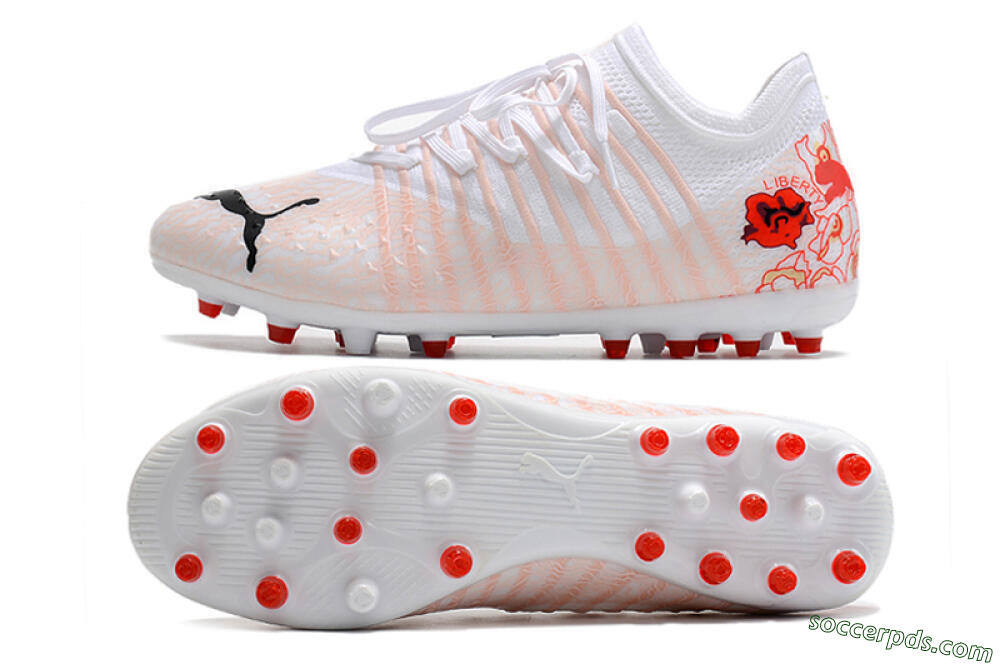 Puma Future Z 1.4 Liberty MG Low-Tops Football Boots - White/Red/Black 0