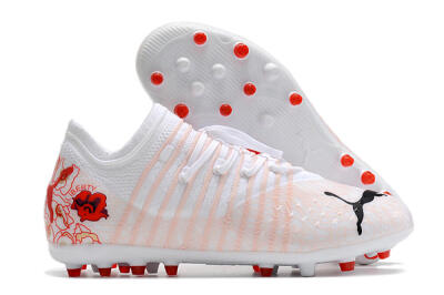 Puma Future Z 1.4 Liberty MG Low-Tops Football Boots - White/Red/Black