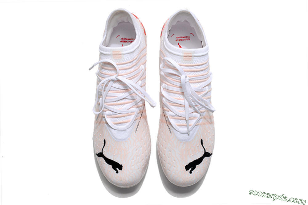 Puma Future Z 1.4 Liberty MG Low-Tops Football Boots - White/Red/Black 4