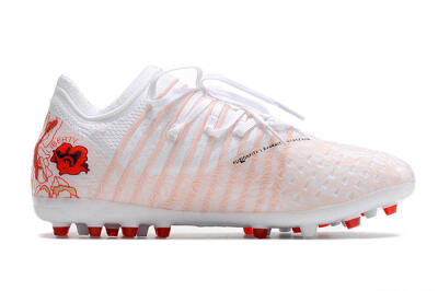 Puma Future Z 1.4 Liberty MG Low-Tops Football Boots - White/Red/Black