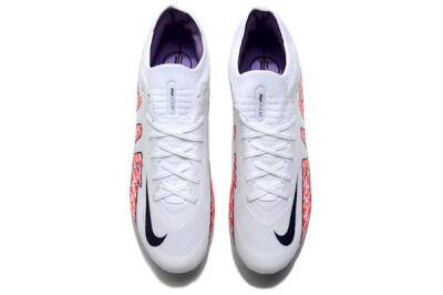 Nike Air Zoom Mercurial Vapor 15 Elite AG Low-Tops Football Boots - White/Pink