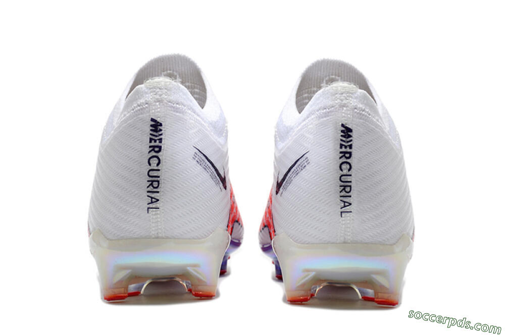 Nike Air Zoom Mercurial Vapor 15 Elite AG Low-Tops Football Boots - White/Pink 5