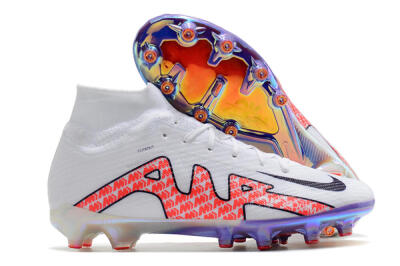 Nike Air Zoom Mercurial Superfly 9 Elite AG High-Tops Football Boots - White/Pink