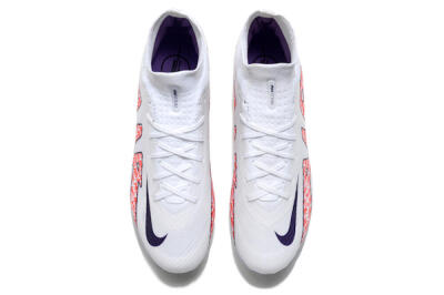 Nike Air Zoom Mercurial Superfly 9 Elite AG High-Tops Football Boots - White/Pink