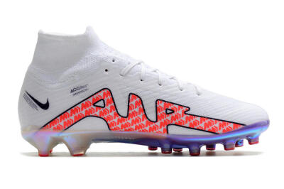 Nike Air Zoom Mercurial Superfly 9 Elite AG High-Tops Football Boots - White/Pink