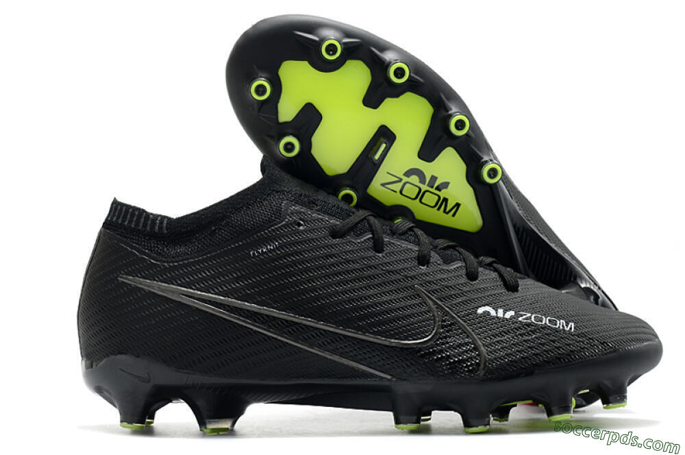 Nike Air Zoom Mercurial Vapor 15 Elite AG Low-Tops Football Boots - Black 1
