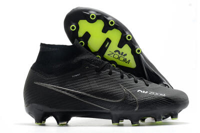 Nike Air Zoom Mercurial Superfly 9 Elite AG High-Tops Football Boots - Black/Green