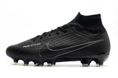 Nike Air Zoom Mercurial Superfly 9 Elite AG High-Tops Football Boots - Black/Green