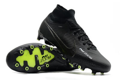Nike Air Zoom Mercurial Superfly 9 Elite AG High-Tops Football Boots - Black/Green