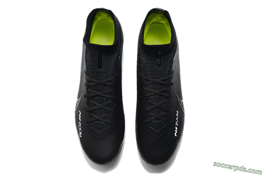 Nike Air Zoom Mercurial Superfly 9 Elite AG High-Tops Football Boots - Black/Green 4