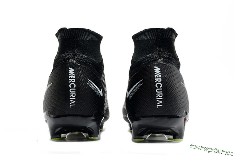 Nike Air Zoom Mercurial Superfly 9 Elite AG High-Tops Football Boots - Black/Green 5