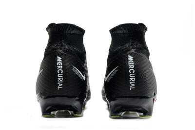 Nike Air Zoom Mercurial Superfly 9 Elite AG High-Tops Football Boots - Black/Green
