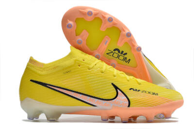 Nike Air Zoom Mercurial Vapor 15 Elite AG Low-Tops Football Boots - Yellow/Pink