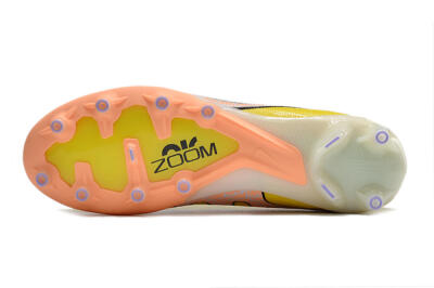 Nike Air Zoom Mercurial Vapor 15 Elite AG Low-Tops Football Boots - Yellow/Pink