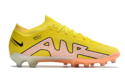 Nike Air Zoom Mercurial Vapor 15 Elite AG Low-Tops Football Boots - Yellow/Pink