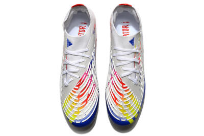 Adidas Predator FIFA World Cup Qatar 2022 Edge+ FG Low-Tops Football Boots - White/Red/Blue