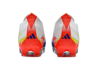 Adidas Predator FIFA World Cup Qatar 2022 Edge+ FG Low-Tops Football Boots - White/Red/Blue