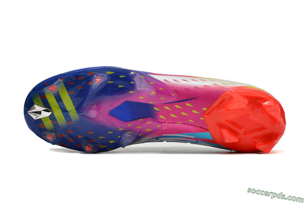Adidas Predator FIFA World Cup Qatar 2022 Edge+ FG Low-Tops Football Boots - White/Red/Blue 6