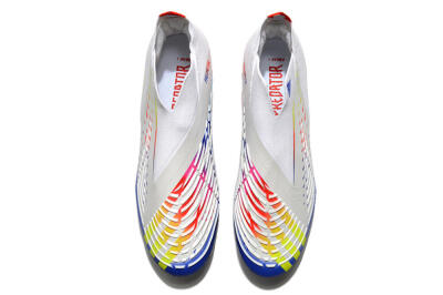 Adidas Predator FIFA World Cup Qatar 2022 Edge+ FG High-Tops Football Boots - White/Red/Blue