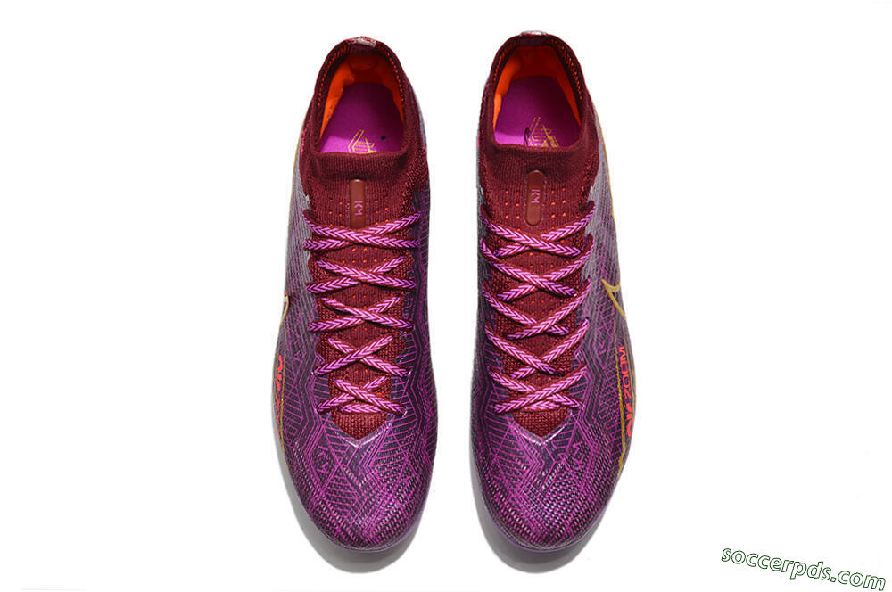 Nike Air Zoom Mercurial Superfly 9 Elite AG High-Tops Football Boots - Red/Gold/Blue 4