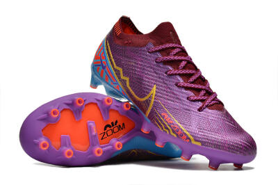 Nike Air Zoom Mercurial Vapor 15 Elite AG Low-Tops Football Boots - Red/Gold/Blue